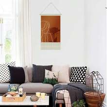 1 Miếng Tua Dệt Tường Tấm thảm - Hình bóng & Họa tiết Hoa hồng Nhà  Trang trí Trang trí nghệ thuật - Đẹp Căn hộ , Ký túc xá Phòng Cửa Đồ trang trí - Nhiều màu - Xem 2