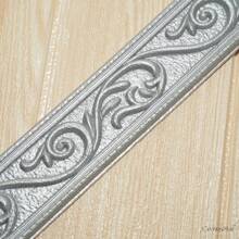 1 Rollo, 2.2m, Adhesivo 3D Plástico Estereoscópico Grabado, Material XPE, Cintura Tallada, Minimalista Europeo, Floral, Antichoque, Impermeable, Decoración del Hogar, Renovación, Lechada de Azulejos, Marcos de Puertas y Ventanas, Bordes de Fondo de TV, Zócalos, Pegatinas, Vinilos Decorativos para el Hogar, Artículos de Decoración Primaveral para Refrescar su Hogar, Pegatinas de Decoración Rama