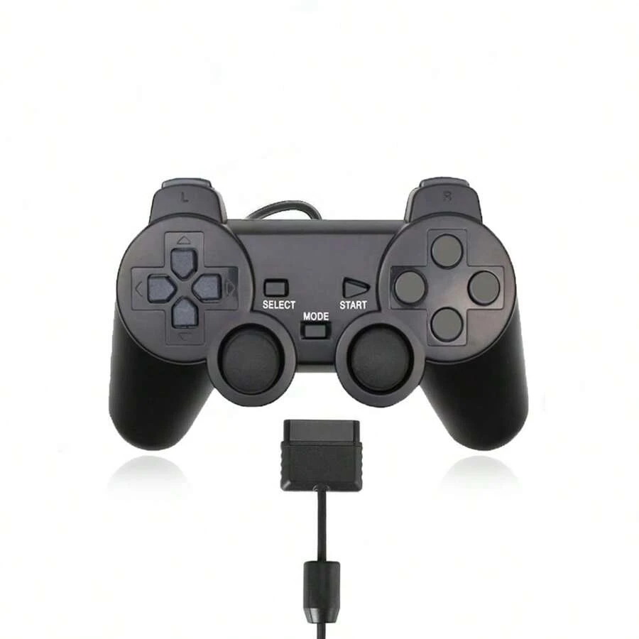 Control Joystick Compatible con PS2 Y PS1 Joystick Control Alambrico PS2 - Negro - Ver 1