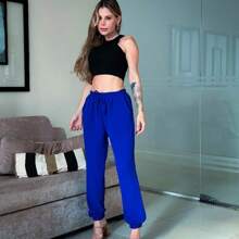 Women Pants - Xanh đậm - Xem 4