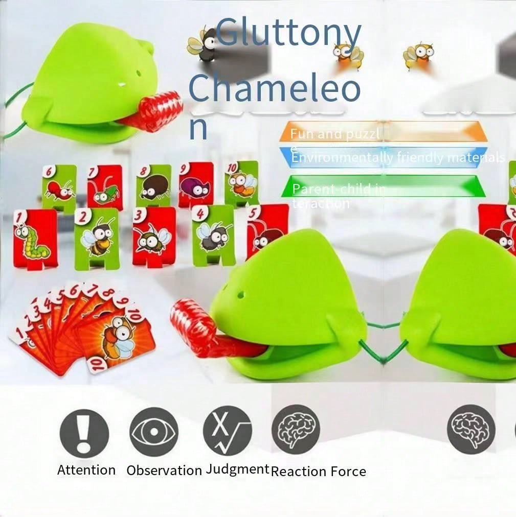 Frog Mouth Spits Ball ParentChild Interactive Desktop Toy For Kids