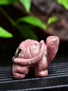1 Tượng Rùa Pha Lê Tự Nhiên Tượng Rùa Obsidian Đen Tượng Động Vật Điêu Khắc Được Chạm Khắc Tự Nhiên Bằng Tay Tự Nhiên Bộ Sưu Tập Đá Bỏ Túi Phong Thủy Cho Bộ Sưu Tập Đá Quý Trang Trí Nhà - rùa pha lê tự nhiên - Xem 7