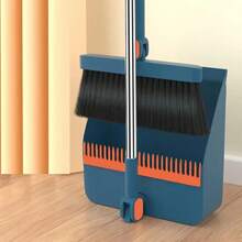 2pcs/Set Multifunctional Broom Dustpan Floor Brush Set Non-Stick Hair Extended Broom Magic Easy Sweeping Suitable For Office Home Kitchen Lobby,Kitchen,Kitchen Items,Cleaning,Kitchen Towel - White - View 11