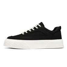 2024 New Style Men's Canvas Shoes Thick Bottom Anti-Slip Casual Low-Top Comfortable Sports Shoes