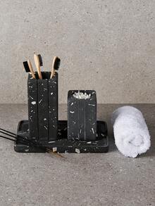 Porta Cepillos de Dientes - Negro - Ver 2