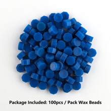 100入組純色蠟封裝籽 - 彩色 - 查看 21