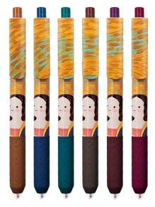 GEL PEN WITH DESIGN OF THE GIOCONDE (MONA LISA).