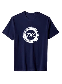 Men T-Shirts - 藏蓝色 - 查看 3