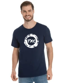 Men T-Shirts - 藏蓝色 - 查看 1