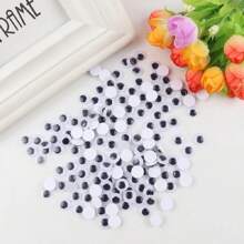 200pcs 6/8/10/12mm Black Colorful Wiggly Wobbly Googly Doll Eyes Stickers For Cup Doll Plush Car DIY Painting Accessories Supplies