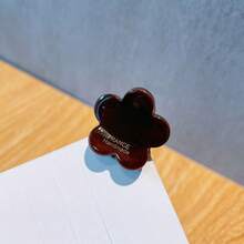 Vuốt tóc họa tiết hoa thời trang với họa tiết hoa và kẻ sọc, Kẹp tóc cổ điển với tay cầm thiết kế đơn giản, Kẹp tóc cho nữ dễ thương - Nhiều màu - Xem 6