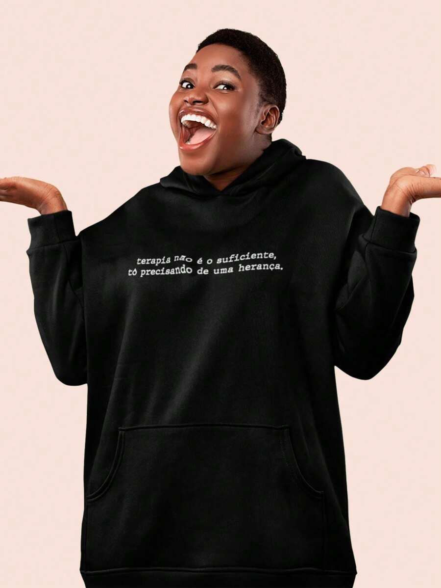 Women Sweatshirts - 黑色 - 查看 1