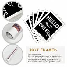 Bathroom-Themed 6-Canvas Art Set: Vintage Design, Funny Quotes & Sayings, Perfect Gift For Home Decor In Living Room, Kitchen & More Art Wall - Multicolor - View 7