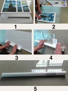 Bộ Của 6 Chanh trái cam tranh sơn dầu In hoa , Nhỏ bé Thị trấn Sân vườn Thực vật Cây Du lịch Áp phích Treo tranh , Hiện đại Phòng khách Trang trí , Phòng ngủ Nhà  Trang trí , Không có khung - 6 cái/bộ - Xem 4