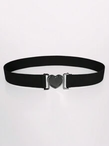 Plus Size Elastic Women Belts 1 PC Fashionable Y2K 1.2inch Thin Skinny Black Casual Waistband Belts With Golden Silvery Buckle For Jeans Dresses Coat Pants Valentine's Day Gift Accessories Summer, School Fall, Autumn, Halloween - Multicolor - View 34