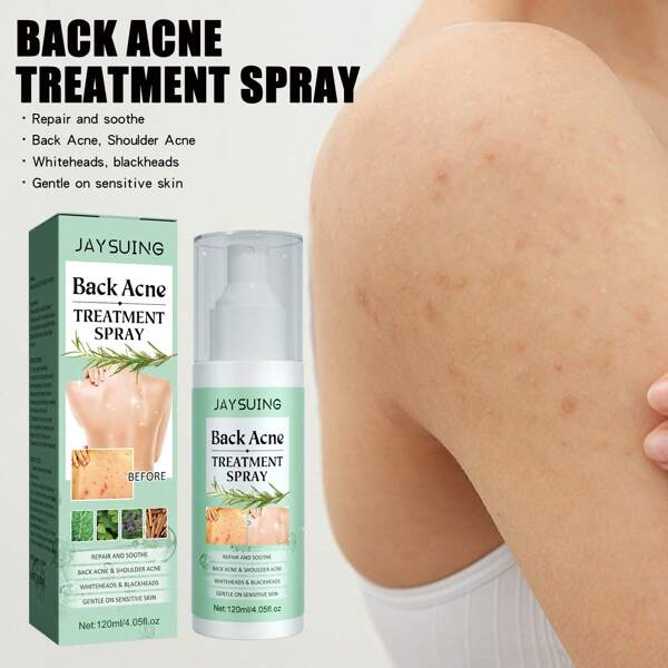 120ml Back & Arm Acne Repair Spray - Lighten Acne Scars, Cleanse & Smooth Skin On The Back, Shoulder & Body