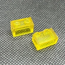 40片/袋 迷你透明积木 1x2，经典散装积木，儿童房装饰玩具，堆叠玩具，积木套装，数字积木 - 彩色 - 查看 10