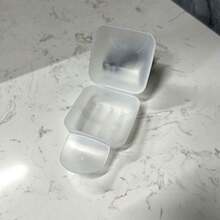 1pc Small Travel Sealed Portable Plastic Soap Box, Drainable With Lid, Various Colors Available, For Use In Bathroom, Bedroom, And Outdoors - Transparent - View 5