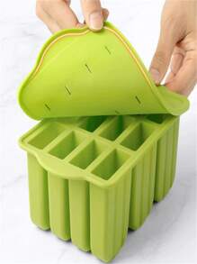 6 cái Kem & Silicone Khuôn làm kem + Silicone Khuôn kem que Bộ Đối với DIY Món ăn & Trái cây Làm - màu xanh lá - Xem 4