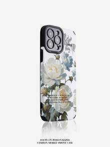 Vỏ điện thoại Tpu kết cấu da 1 hoa tương thích với điện thoại IPhone và Samsung - Nhiều màu - Xem 5