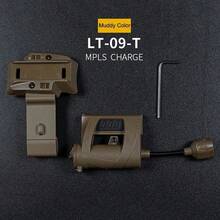 Tactical Helmet Light 3 Modes LED Flashlight Outdoor Night Lighting For Laser Hunting  Cycling Fishing Helmet Lamp. - Brown - View 3