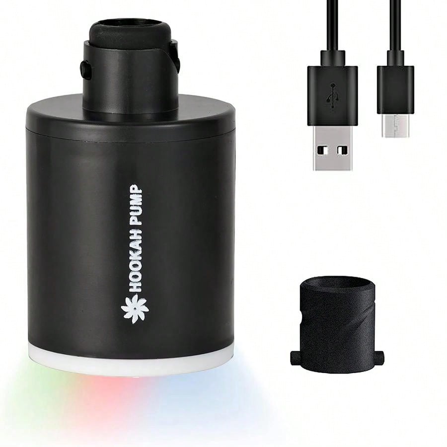 Hookah Pump With 1300 MAh Rechargeable Battery Electric Hookah Air