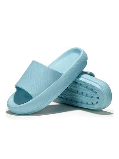 Nuevo Sandalias chanclas Unisex Mujer Hombre, PLATAFORMA 4cm Chanclas mujer Unisex Suela Gruesa Impermeable Cómodas