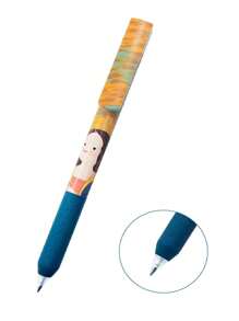 GEL PEN WITH DESIGN OF THE GIOCONDE (MONA LISA).