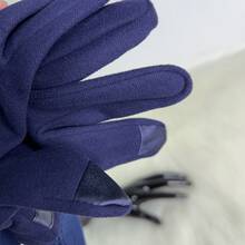 Women Full Finger Gloves - Màu xanh hải quân - Xem 4