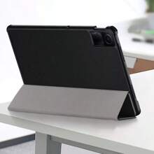 1 件适用于 Redmi Pad SE 保护壳 11 英寸 2023 翻盖支架智能保护套兼容 Redmi Pad SE 平板电脑保护壳儿童自动睡眠/唤醒 - 黑色 - 查看 6