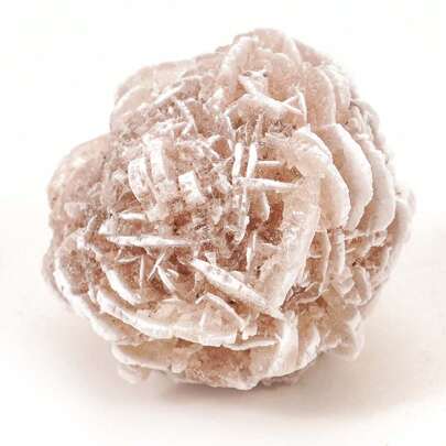 1/2/3/5/10/15pcs Natural Desert White Rose Raw Stone, Gypsum Type Natural Rough Stone, DIY Jewelry, Indoor Decorative Stone, Aromatherapy Diffusing Crystal, High-End Jewelry Decoration Sample, Brings Good Luck, Meditation Chakra Yoga Crystal, Best Festival Gift