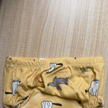 如厕训练裤透气纱布四季婴儿布尿布儿童尿布裤可洗尿布裤卡通1-3岁 - 黃色 - 查看 8