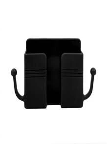 1/3pcs Wall Mounted Mobile Phone Stand, Plastic Charging Holder, Remote Control Holder, Jewelry Key Storage Rack (Multiple Colors) For Household - No Punching Required (mobile Phone Holder) - View 12