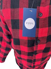 Young Boys Shirts - Red and Black - View 2