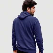 Men Hoodies - Màu xanh hải quân - Xem 2