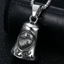 AD 1pc Retro Motorcycle Bell, Gray Plated Stainless Steel Bicycle Ring, Bike Accessory, Safety Riding Alarm Bell, Punk Style, Lucky Charm