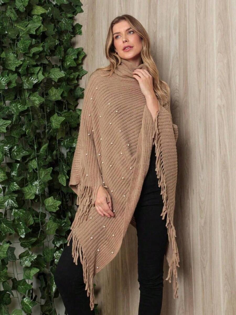 Women Coats - 棕色 - 查看 1