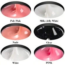 5.29 Ounces Of Nail Extension Gel French Acrylic Gel Immersion UV LED Nude Pink - Perfect For French Nail Art, Hard Gel Formula, Long-Lasting, Nourishing Ingredients, Nail Art Accessory