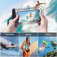 5 Pieces Waterproof Dustproof Diving Phone Case, Random Colors - Multicolor - View 7