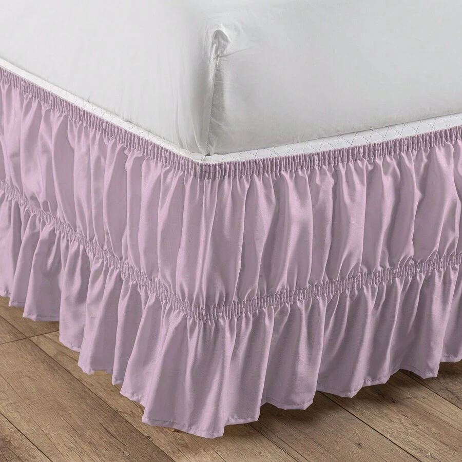 Bed Skirts - Màu Hồng baby - Xem 1