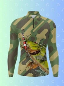 Men Sun-Proof Jackets - màu xanh lá - Xem 2