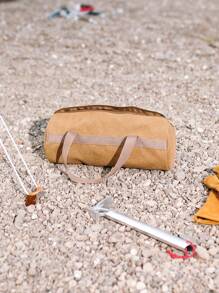 1 Bolsa De Estacas De Tienda De Lona Para Acampar, Mochilero, Bolsa De Almacenamiento De Herramientas, Bolsa De Anclaje Al Suelo De Acero Para Organizador De Herramientas