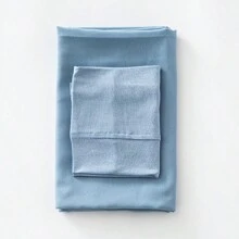 2 件/套丝缎头巾帽 + 薄雪纺围巾和针织头巾，适合日常使用，适合 Abaya 女士头纱 - 淺藍色 - 查看 13