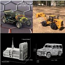 Diy Stainless Steel Metal Assembly Toy, Puzzle Game, Home Decor Ornament, Gift For Friends And Festivals - Metal Puzzle - View 4