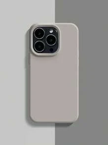 2.0mm厚液体硅胶手机壳适用于苹果16 15 14 13 12 11 Pro Max和S24U S23 S22 S25系列，全身保护套防水防震防摔防刮 - 灰色 - 查看 3