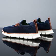 New Spring/Summer Cross-Border Model Men's Large Size Casual, Lightweight, Breathable And Fashionable Running Shoes - Blue - View 5