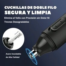 ONEEKA Electric Nose & Ear Trimmers - Black - View 9