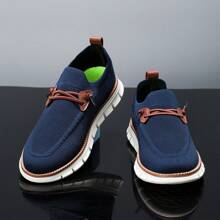 New Spring/Summer Cross-Border Model Men's Large Size Casual, Lightweight, Breathable And Fashionable Running Shoes - Blue - View 2