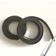1m Self-Adhesive Magnetic Tape, Flexible Magnet Strip - Black - View 6