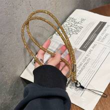 Rhinestone Decorated Phone Chain & Lanyard, Luxury Rhinestone Pendant For Women